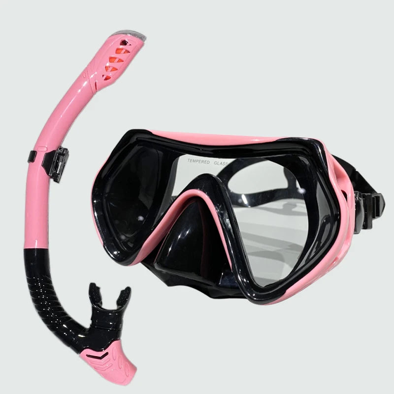 Professional scuba diving mask snorkeling suit adult silicone skirt anti-fog goggles swimming equipment