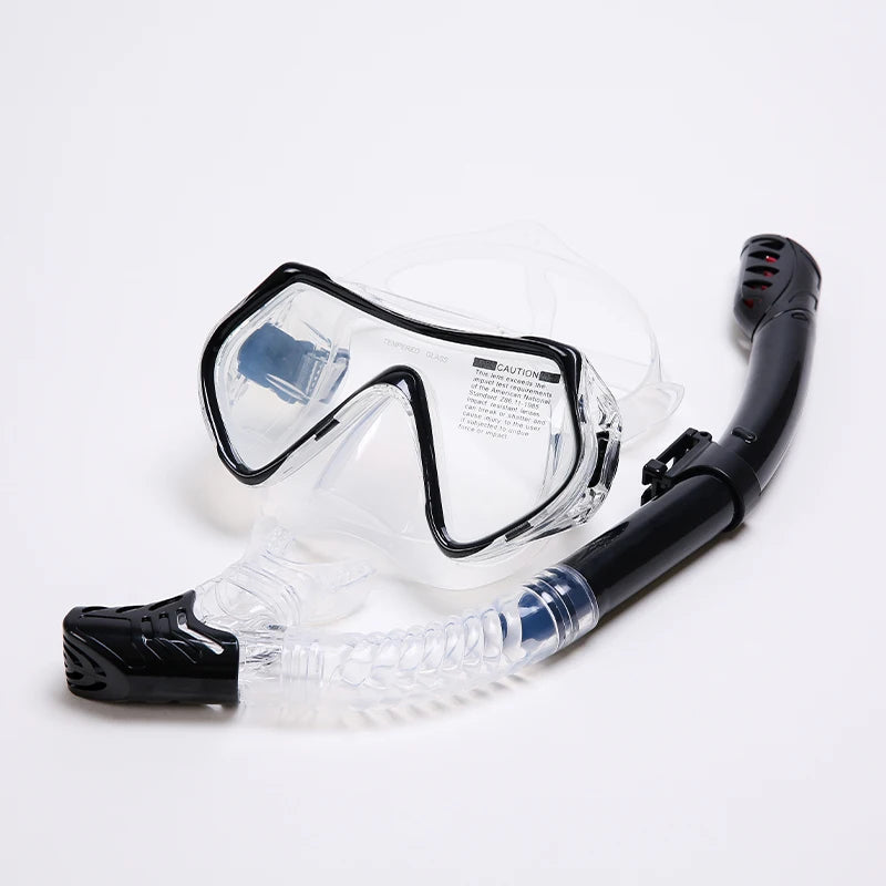 Professional scuba diving mask snorkeling suit adult silicone skirt anti-fog goggles swimming equipment