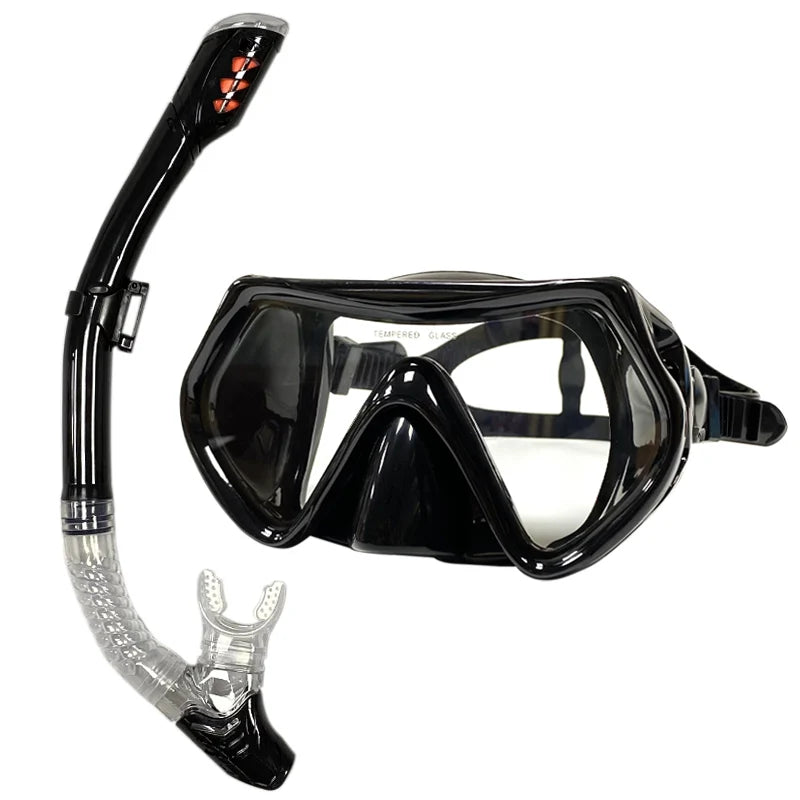 Professional scuba diving mask snorkeling suit adult silicone skirt anti-fog goggles swimming equipment