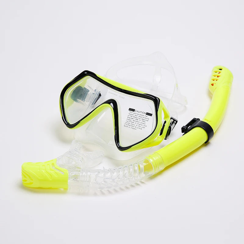 Professional scuba diving mask snorkeling suit adult silicone skirt anti-fog goggles swimming equipment