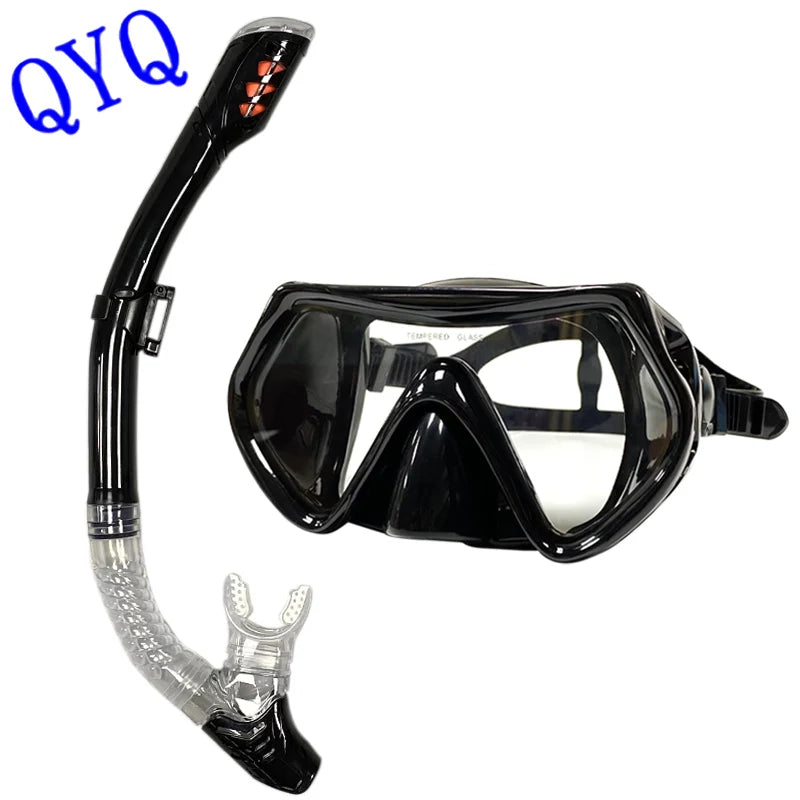 Professional scuba diving mask snorkeling suit adult silicone skirt anti-fog goggles swimming equipment