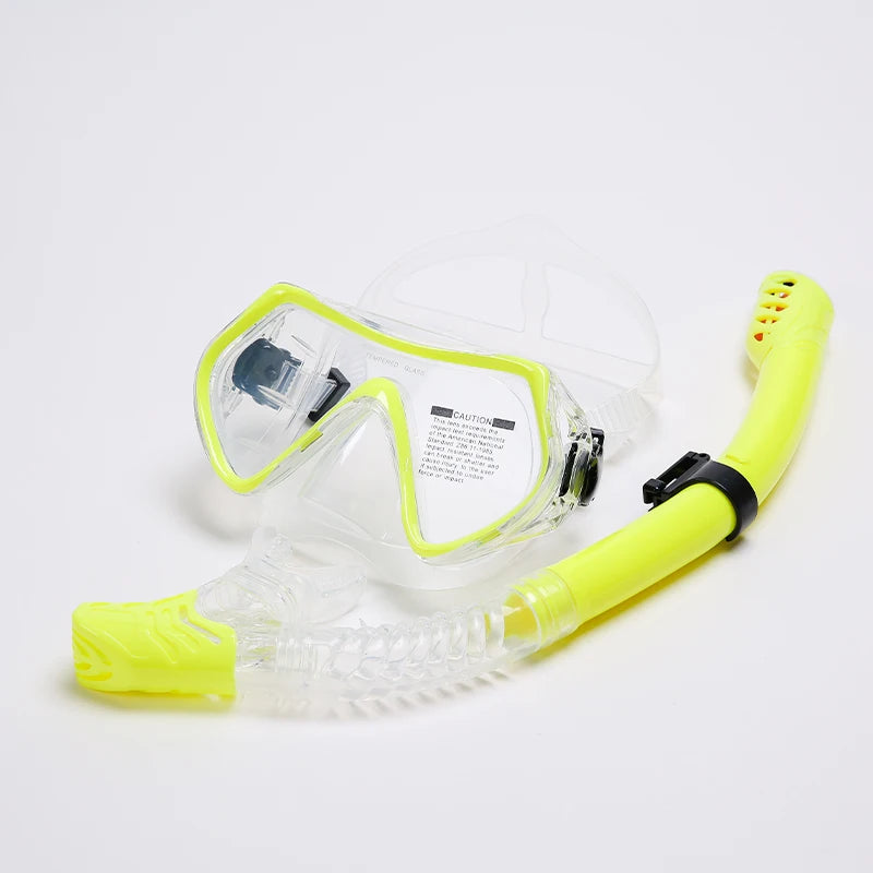 Professional scuba diving mask snorkeling suit adult silicone skirt anti-fog goggles swimming equipment