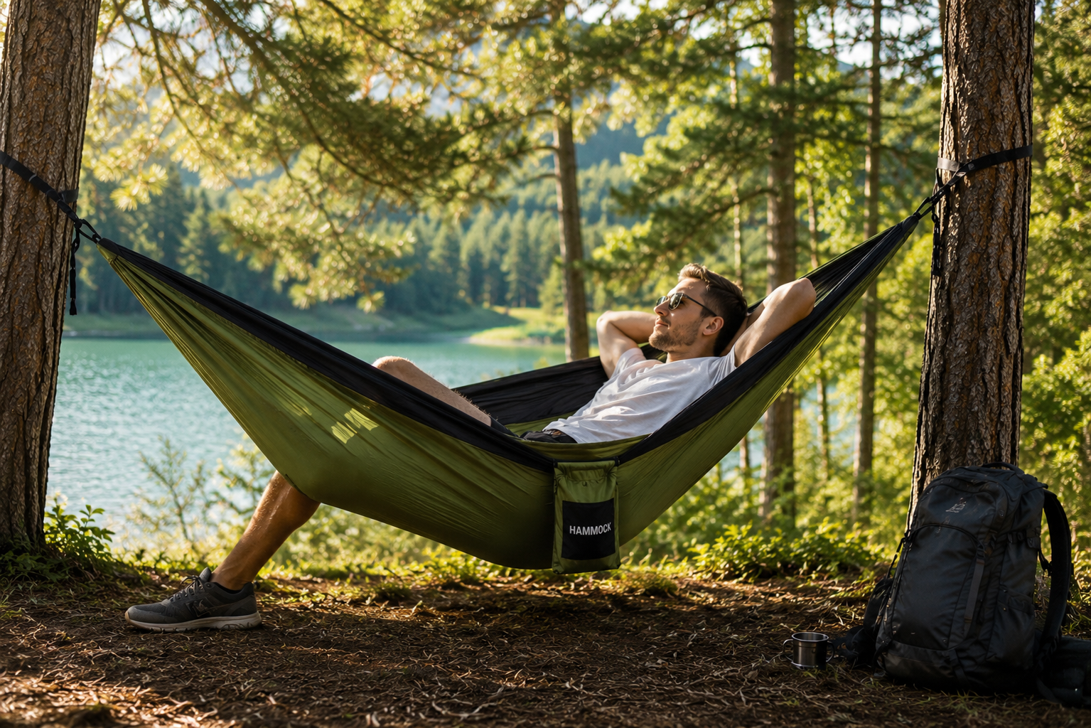 Outdoor Camping Hammock Portable