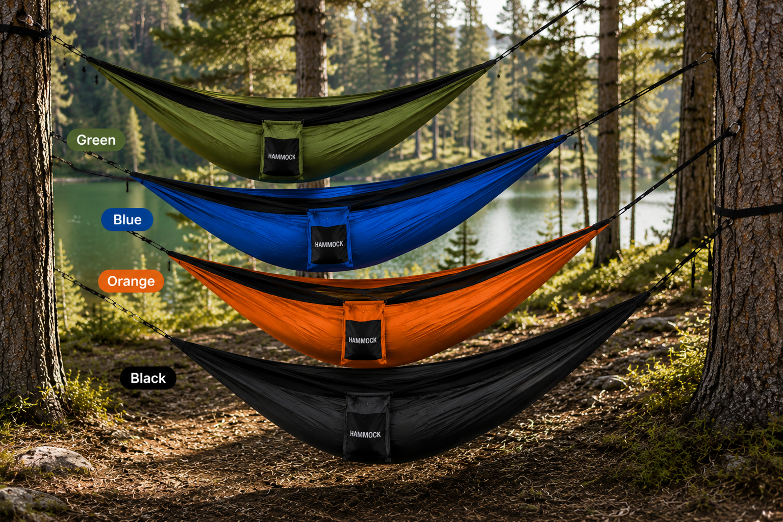 Outdoor Camping Hammock Portable