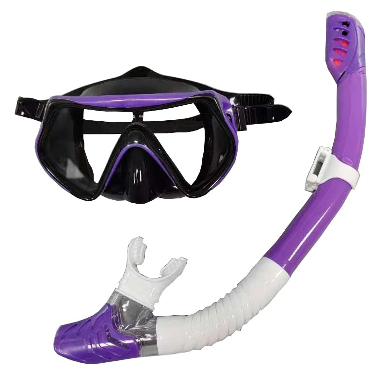 Professional scuba diving mask snorkeling suit adult silicone skirt anti-fog goggles swimming equipment
