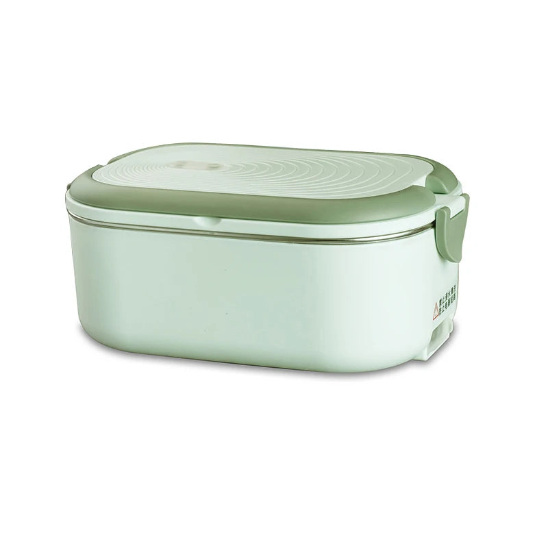 Electric Heating Lunch Box - Stainless Steel Portable Food Warmer