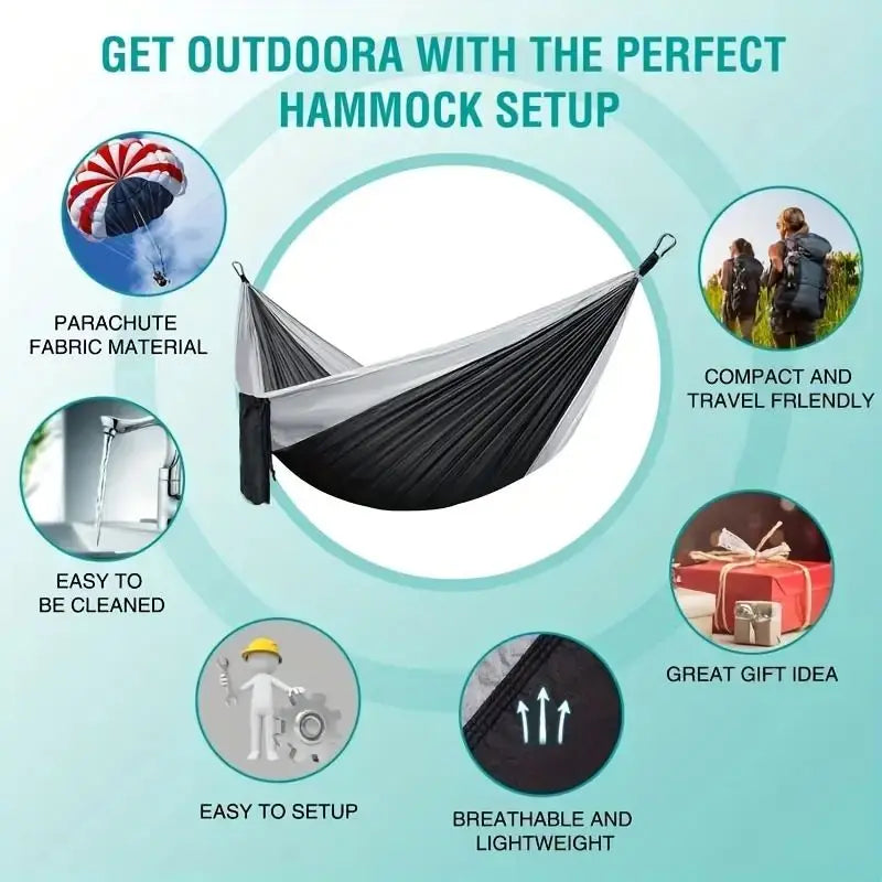 Outdoor Camping Hammock Portable