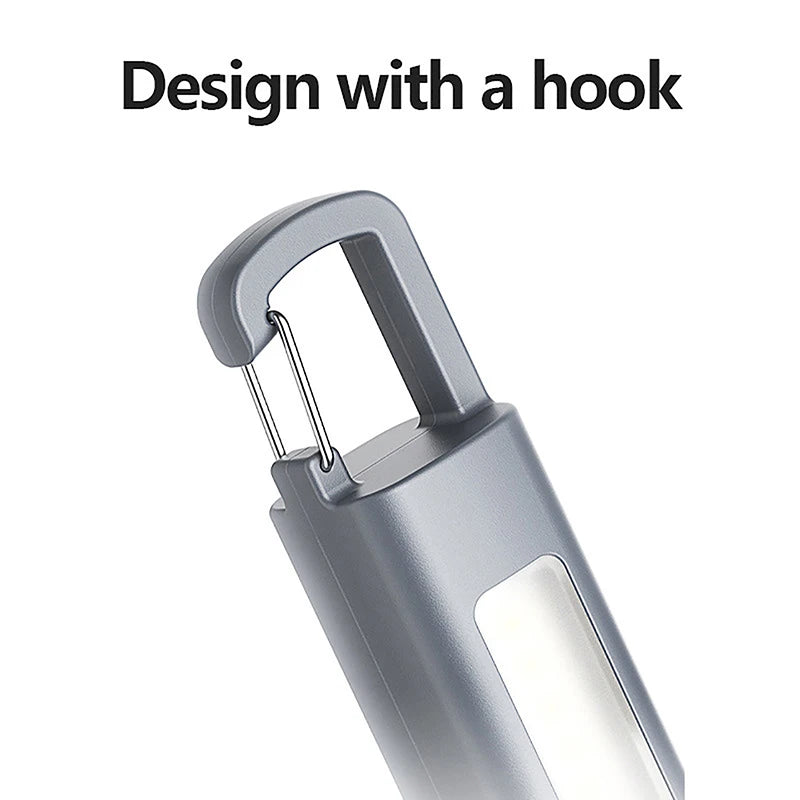 Rechargeable LED Camping Lantern – High-Power Flashlight with Hanging Hook