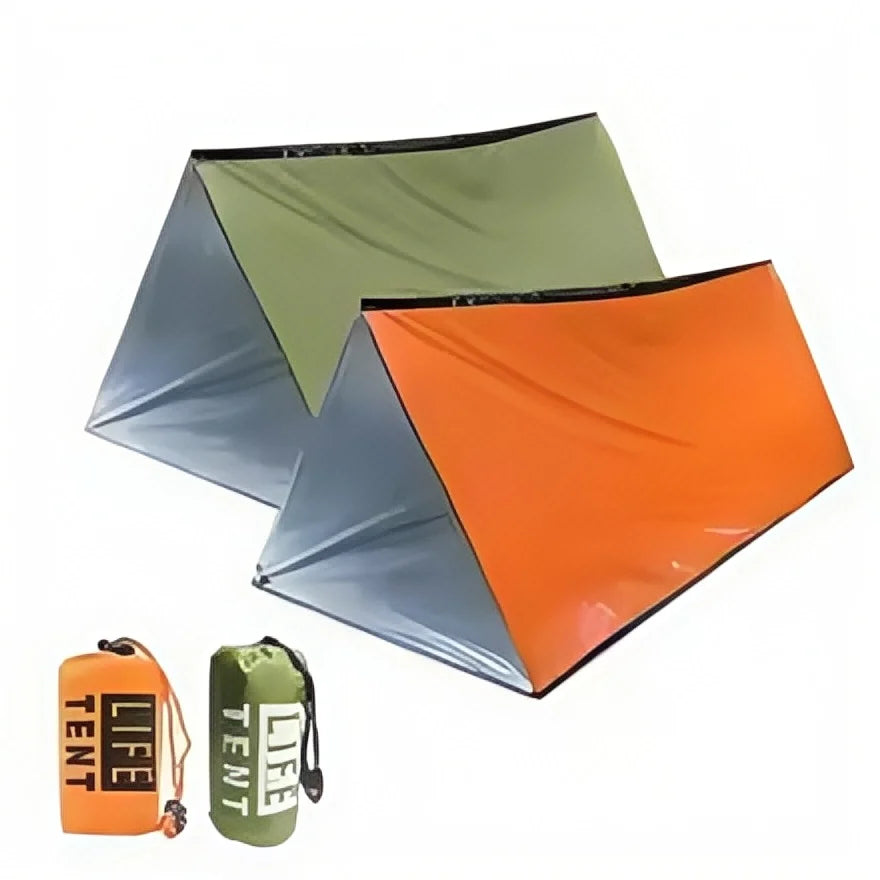 Person Emergency Survival Shelter - Waterproof Mylar Tent