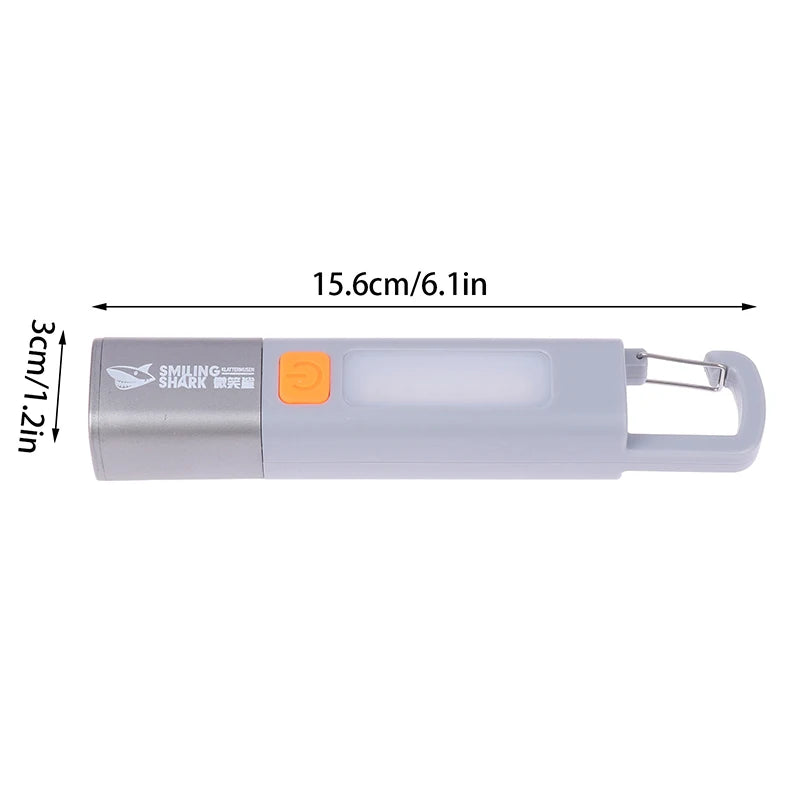 Rechargeable LED Camping Lantern – High-Power Flashlight with Hanging Hook