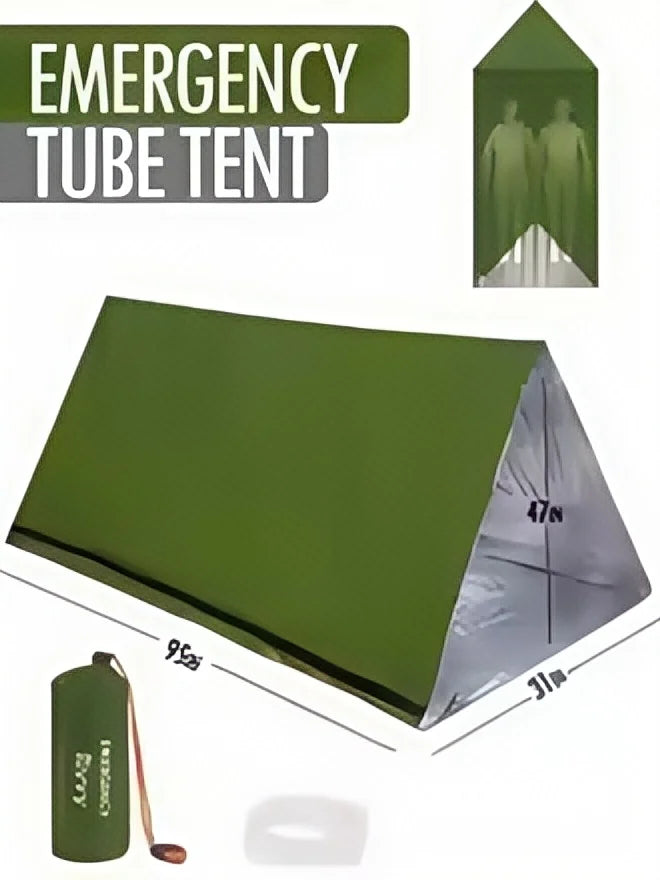 Person Emergency Survival Shelter - Waterproof Mylar Tent